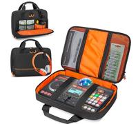 Rexmica Borsa da trasporto imbottita compatibile con VTech Kidi Star DJ Mixer/Kidi DJ Mix, piccola borsa portaoggetti per mixer DJ con tasche per accessori per cavo, guida utente, batterie o altri