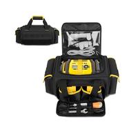 Rexmica - Borsa per il trasporto del compressore d'aria compatibile con DeWalt DCC018N 18 Volt Triple Source, borsa portatile per gonfiaggio pneumatici DeWalt DCC018N, caricabatterie e batterie