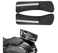 Rexmica Set di 2 organizer rigidi per coperchi per borse laterali, universali, lunghezza 49 cm, compatibili con Harley Davidson Touring Road Glide, Electra Glide, Road King 1993-2022