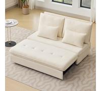 REXO Design moderno: divano doppio, divano imbottito, divano letto pieghevole, divano letto con funzione sonno, tessuto ciniglia, cuscini spessi, scatola portaoggetti estraibile. Adatto per soggiorno