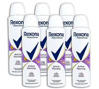 Rexona - Deodorante spray antitraspirante Active Morning, 6 confezioni da 150 ml