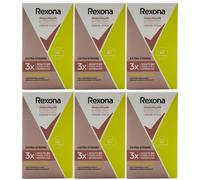 Rexona Deodorante Stick Stress Control 6 X 45ml Maximum Protection Crema Stick