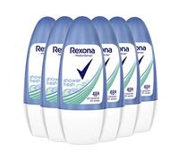 Rexona - Doccia fresco, rotolo deodorante deodorante - su, donna, confezione 6 (6 x 50 ml)