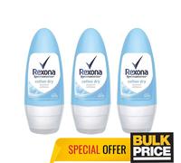 Rexona Donna Cotone Asciutto Deodorante Roll-On 48H Sudare Odor Protezione 50ml