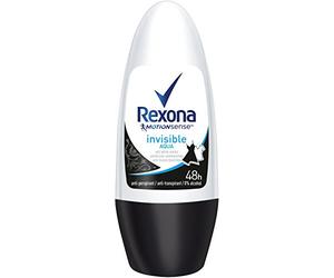 Rexona - Invisibile aqua, rotolo deodorante, donna, Pack 6 (6 x 50 ml)
