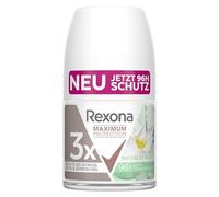 Rexona Maximum Protection Deo Roll-On Lime & Waterlily Scent Anti Transpirant con 3 x protezione contro stress, calore e movimento, 96 ore, protezione estrema, 50 ml