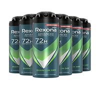 Rexona Men Advanced Protection Quantum Dry Anti-Transpirant Deodorante Spray, offre fino a 72 ore di protezione contro sudore e odori corporei - 6 x 150 ml - Confezione risparmio