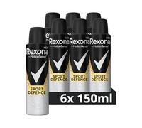 Rexona Men - Deodorante spray Sport Defence anti-traspirante, Protezione di 48 ore, Confezione da 6 pezzi (6 x 150 ml)