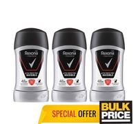 Rexona MEN Invisibile Attivo Protezione + Deodorante Stick Antibatterico 3-pack