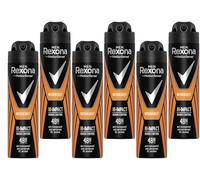 Rexona Men WORKOUT HI-IMPACT Anti-transpirant senza alcool spray, 48H 150ml (confezione da 6)