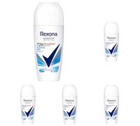 Rexona Nonstop Protection Deo Roll-On Cotton Dry Anti Transpirant con 72 ore di protezione contro sudore e odore corporeo 50 ml (Confezione da 5)