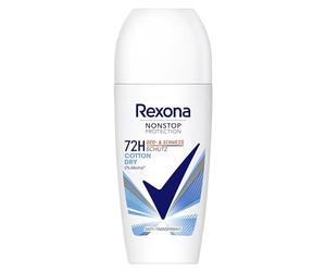 Rexona Nonstop Protection Deo Roll-On Cotton Dry Anti Transpirant con 72 ore di protezione contro sudore e odore corporeo 50 ml