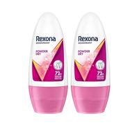 Rexona Power Dry Roll On Deodorante Donna Freschezza Lunga Durata 50 ml x 2