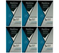 Rexona UOMO Deo Stick PULIZIA PROFUMO 6 X 45ML Massima Protezione Crema Stick