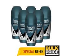 Rexona Uomo Invisibile Asciutto Roll-On 45ml 6-pack Anti-macchia Protezione, All
