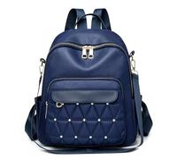 RexuitTio Donna leggero Quilted Nylon Zaino, 3-Way Convertibile Casual Daypack Borsa a spalla Satchel