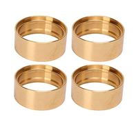 REXVTNS 1.9 inch Brass RC Wheel Counterweight Ring | Internal Beadlock Clamp Ring for Axial SCX10 II 90046 / VS4 10 RC Crawler | 4pcs Upgrade Parts for Stability & Performance