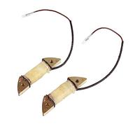 REXVTNS 2PCS 12V Charging Coil Replacement for 168F / 170F / 188F / 190F / GX160 / GX390 | High - Hardness Iron Material | Gasoline Generator Parts for Farming/Construction/Gardening