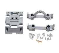 REXVTNS Aluminum Alloy Skid Plate Set for SCX10 RC Crawler | High - Strength Transmission Plate with Front/Rear Bumper Mount | 1/10 Scale Upgrade Parts for off - Road Performance
