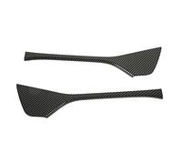 REXVTNS Car Interior Trim | Carbon Fiber Console Shift Side Cover for ID.4x 2021 2022 | Scratch Guard Panel with Adhesive Tape | Simple Setup Accessories