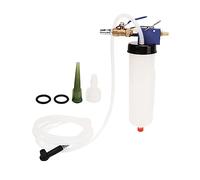REXVTNS Pneumatic Brake Fluid Change Tool | ABS & Rubber Construction for Cars/Motorcycles/Trucks | Steering Oil Bleeder with 78.7in Hose, 5 - Piece Kit