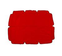 REXVTNS Weather - Blocking Swing Canopy Replacement | 420D Silver Coated Oxford Fabric for Outdoor Garden/Patio | Sunlight & Windproof Barrier (Red)