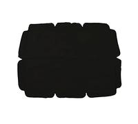 REXVTNS Weather - Blocking Swing Canopy Replacement | 420D Silver Coated Oxford Fabric for Outdoor Garden/Patio | Sunlight & Windproof Barrier (Black)