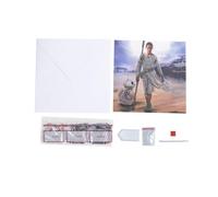 Rey 18x18cm Crystal Art Card NUOVO