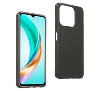 REY Cover in Gel TPU Nera per Honor X6B 4G, Ultra Sottile 0,33 mm, Morbido Flessibile, Custodia Silicone