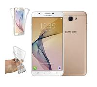 REY Cover in Gel TPU per Samsung Galaxy J5 Prime, Silicone Case, 360° Full Body Protezione, Protettiva Sottile Back Cover