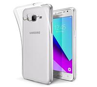 REY Cover in Gel TPU Trasparente per Samsung Galaxy Grand Prime 2016 / J2 Prime/Grand Prime Plus, Ultra Sottile 0,33 mm, Morbido Flessibile, Custodia Silicone