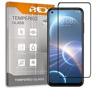 REY Pack 2X Pellicola salvaschermo 3D per HTC Desire 22 PRO, Negro, Vetro temperato, Copertura Completa, Pellicola Protettiva Protezione Schermo, 3D / 4D / 5D