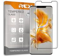 REY Pack 2X Pellicola salvaschermo 3D per Huawei Mate 50 PRO, Negro, Vetro temperato, Copertura Completa, Pellicola Protettiva Protezione Schermo, 3D / 4D / 5D