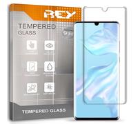 REY Pack 2X Pellicola salvaschermo 3D per Huawei P30 PRO, Trasparente, Copertura Completa, Pellicola Protettiva Protezione Schermo, 3D / 4D / 5D