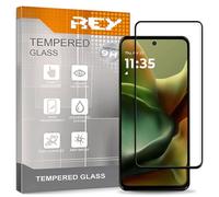 REY Pack 2x Pellicola salvaschermo 3D per MOTOROLA MOTO G15 - G15 POWER - G05 - E15, Negro, Vetro temperato, Copertura Completa, Pellicola Protettiva Protezione Schermo, 3D / 4D / 5D