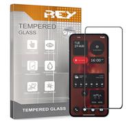 REY Pack 2X Pellicola salvaschermo 3D per Nothing Phone 4A - 4A PRO, Negro, Vetro temperato, Copertura Completa, Pellicola Protettiva Protezione Schermo, 3D / 4D / 5D