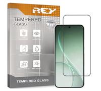 REY Pack 2X Pellicola salvaschermo 3D per Oppo A6 Max, Negro, Vetro temperato, Copertura Completa, Pellicola Protettiva Protezione Schermo, 3D / 4D / 5D