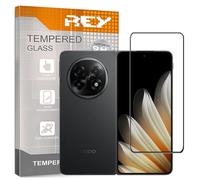 REY Pack 2X Pellicola salvaschermo 3D per Oppo Find N5, Negro, Vetro temperato, Copertura Completa, Pellicola Protettiva Protezione Schermo, 3D / 4D / 5D