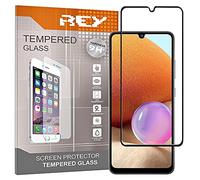 REY Pack 2X Pellicola salvaschermo 3D per Samsung Galaxy A32 4G, Nero, Vetro temperato, Copertura Completa, Pellicola Protettiva Protezione Schermo, 3D / 4D / 5D