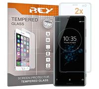 REY Pack 2X Pellicola salvaschermo 3D per Sony Xperia XZ3, Trasparente, Copertura Completa, Pellicola Protettiva Protezione Schermo, 3D / 4D / 5D