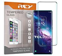 REY Pack 2X Pellicola salvaschermo 3D per TLC 20 PRO 5G, Nero, Vetro temperato, Copertura Completa, Pellicola Protettiva Protezione Schermo, 3D / 4D / 5D