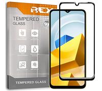 REY Pack 2X Pellicola salvaschermo 3D per XIAOMI Poco M5 - XIAOMI Poco M4 5G, Negro, Vetro temperato, Copertura Completa, Pellicola Protettiva Protezione Schermo, 3D / 4D / 5D