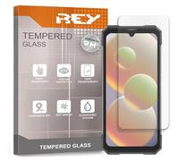 REY Pack 2X Pellicola salvaschermo per DOOGEE S200X - S200 Plus, Vetro temperato, di qualità Premium