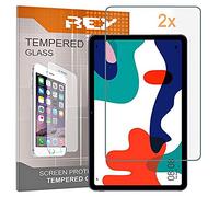 REY Pack 2X Pellicola salvaschermo per Huawei MATEPAD 10.4" - MATEPAD New Edition 2021 10,4" - MATEPAD 10,4" 2022, Vetro temperato, di qualità Premium
