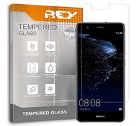 REY Pack 2X Pellicola salvaschermo per Huawei P10 Lite, Vetro temperato, di qualità Premium