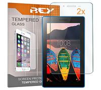 REY Pack 2X Pellicola salvaschermo per Lenovo Tab 3 710 Essential 7", Pellicole salvaschermo Vetro Temperato 9H+, di qualità Premium Tablet