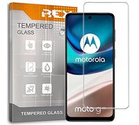 REY Pack 2X Pellicola salvaschermo per Motorola Moto G42, Vetro temperato, di qualità Premium
