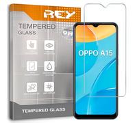 REY Pack 2X Pellicola salvaschermo per Oppo A15 - Oppo A15s - REALME C20, Vetro temperato, di qualità Premium