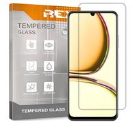 REY Pack 2X Pellicola salvaschermo per Oppo REALME C53 4G - N53 4G - Note 50 4G - C51 4G, Vetro temperato, di qualità Premium