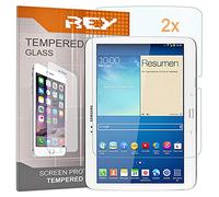 REY Pack 2X Pellicola salvaschermo per Samsung Galaxy Tab 3 10.1" P5200, Pellicole salvaschermo Vetro Temperato 9H+, di qualità Premium Tablet